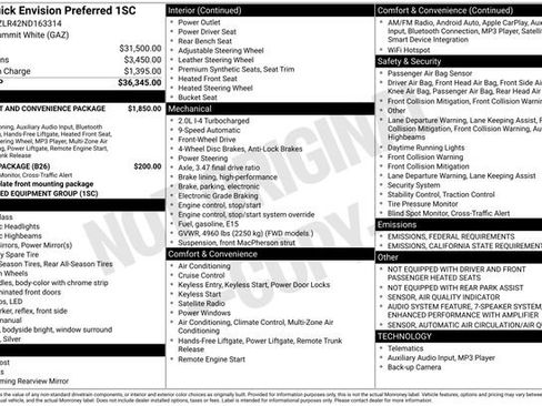 Certified 2022 Buick Envision Preferred image 7