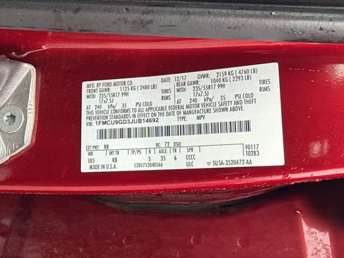 Used 2018 Ford Escape SE w/ SE Sync 3 Package image 21