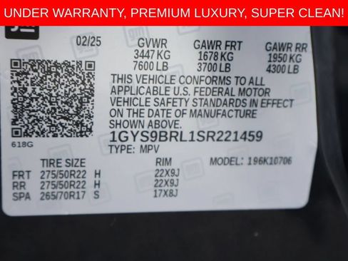 Used 2025 Cadillac Escalade Premium Luxury AWD/4WD image 29