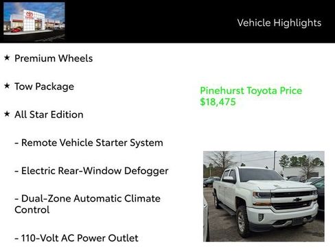 Used 2017 Chevrolet Silverado 1500 LT w/ All Star Edition image 19