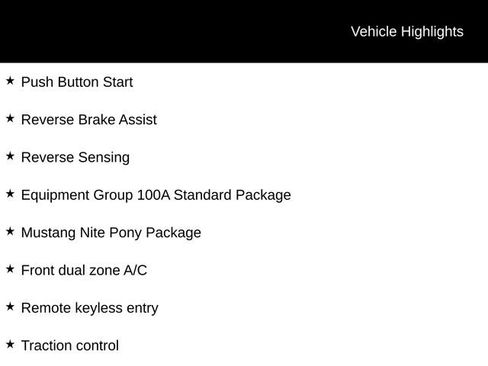 New 2026 Ford Mustang Coupe w/ Mustang Nite Pony Package image 10