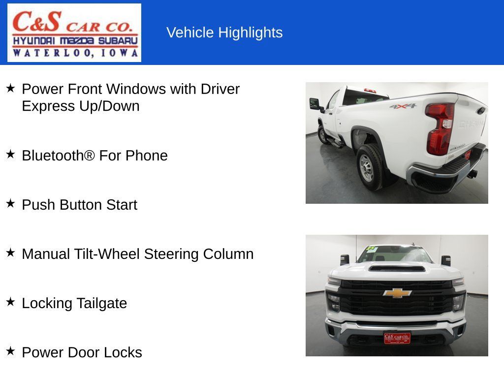 Used 2025 Chevrolet Silverado 2500 W/T w/ WT Convenience Package AWD/4WD image 15