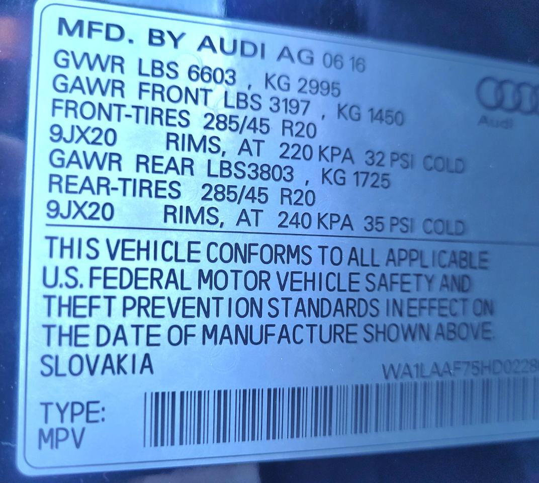 Used 2017 Audi Q7 3.0T Premium Plus AWD/4WD image 43
