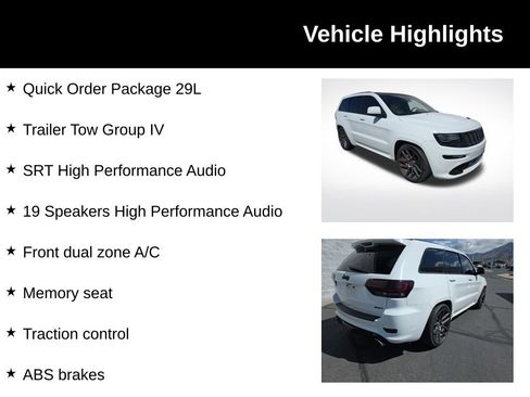 Used 2014 Jeep Grand Cherokee SRT w/ Trailer Tow Group IV image 7