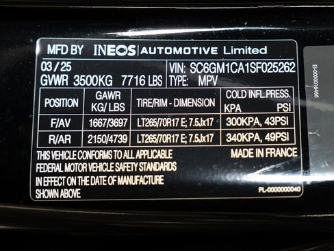 New 2025 INEOS Grenadier image 24