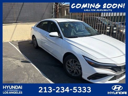 Certified 2025 Hyundai Elantra Blue w/ Cargo Package image 1