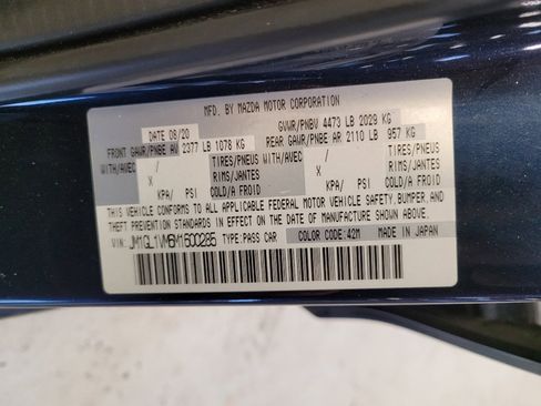 Used 2021 MAZDA MAZDA6 Touring image 33