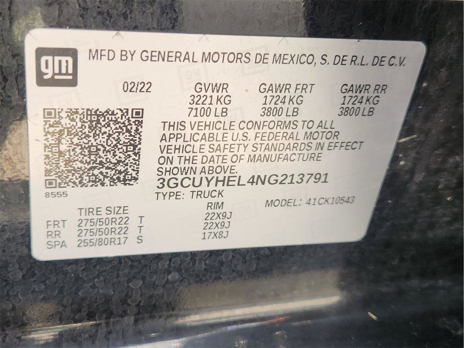 Used 2022 Chevrolet Silverado 1500 High Country AWD/4WD image 35