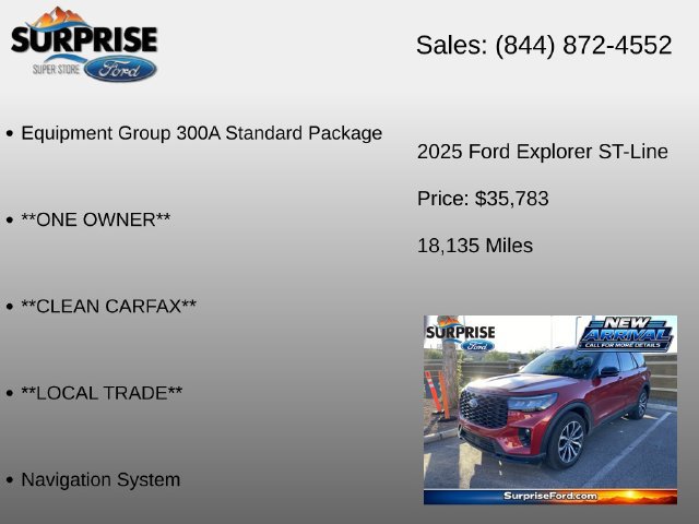 Used 2025 Ford Explorer ST-Line RWD image 6