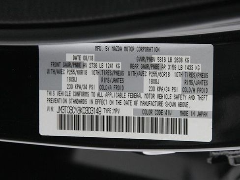 Used 2019 MAZDA CX-9 Touring w/ Touring Premium Package image 23