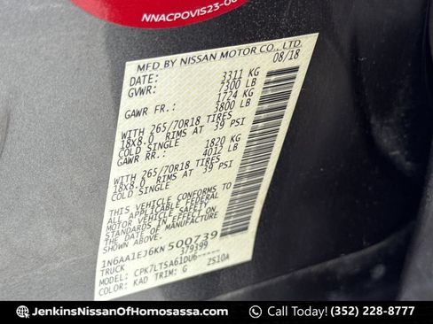 Used 2019 Nissan Titan SV AWD/4WD image 48