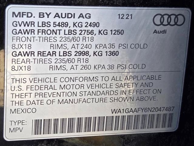 Used 2022 Audi Q5 2.0T Premium w/ Convenience Package AWD/4WD image 25