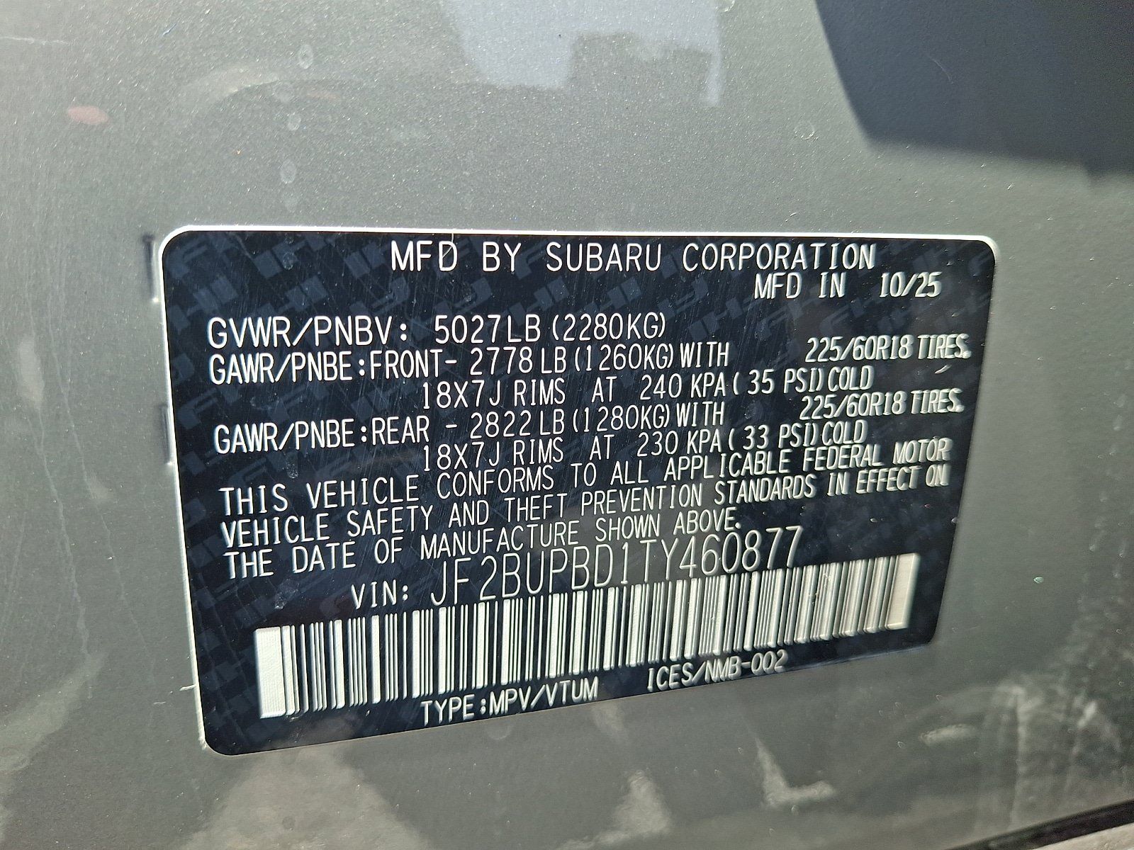 Used 2026 Subaru Outback Premium AWD/4WD image 26