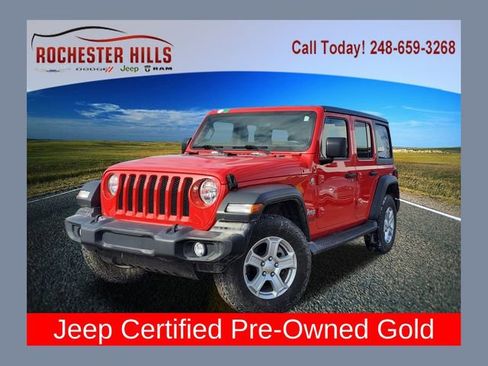 Used 2021 Jeep Wrangler Unlimited Sport image 1
