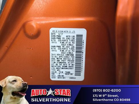 Used 2017 Nissan Rogue SL w/ SL Premium Package image 28