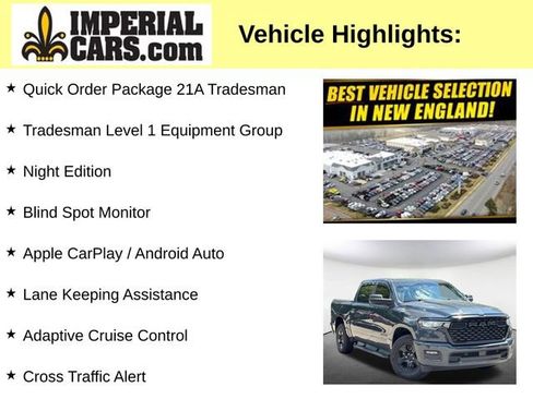 Used 2025 RAM 1500 Tradesman w/ Night Edition AWD/4WD image 8