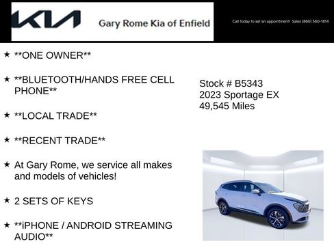 Certified 2023 Kia Sportage EX AWD/4WD image 7