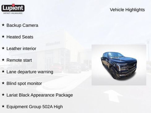 Used 2024 Ford F150 Lariat w/ Equipment Group 502A High AWD/4WD image 5