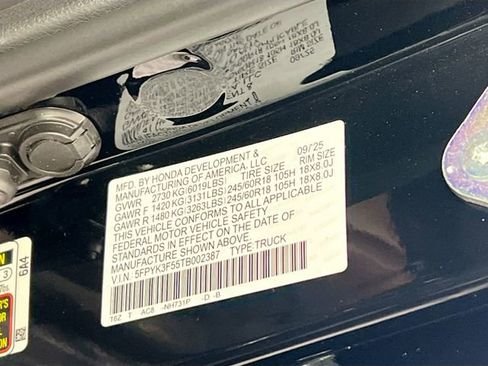 Certified 2026 Honda Ridgeline RTL image 32