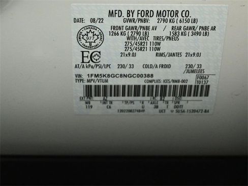 Certified 2022 Ford Explorer ST w/ ST Street Pack image 37