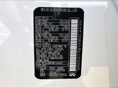 Used 2021 INFINITI QX50 Luxe w/ Appearance Package image 36