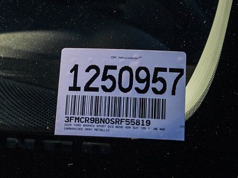 New 2025 Ford Bronco Sport Big Bend w/ Convenience Package AWD/4WD image 30