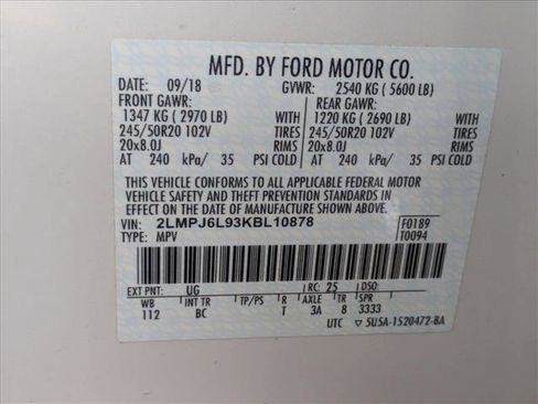 Used 2019 Lincoln Nautilus Reserve image 18