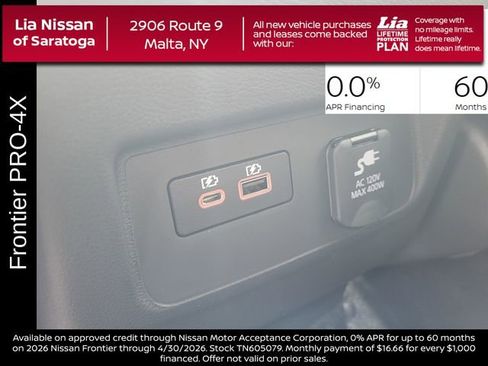 New 2026 Nissan Frontier PRO-4X w/ Pro-4x Convenience Package AWD/4WD image 29