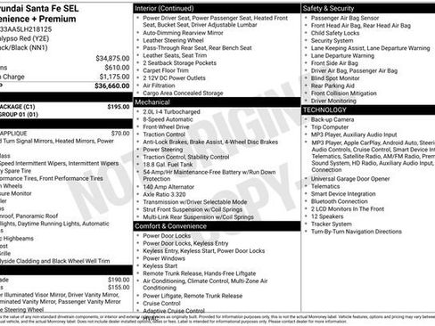 Used 2020 Hyundai Santa Fe SEL w/ Cargo Package FWD image 2