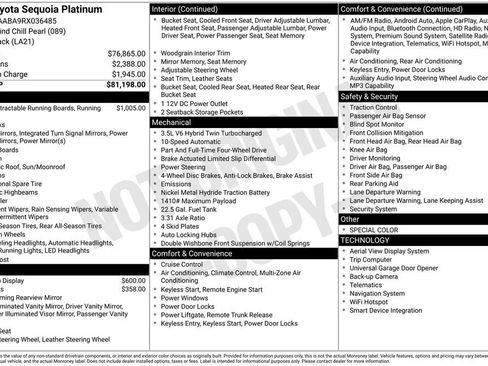Used 2024 Toyota Sequoia Platinum image 9