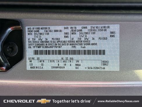 Used 2018 Ford F150 XL w/ Equipment Group 101A Mid RWD image 10
