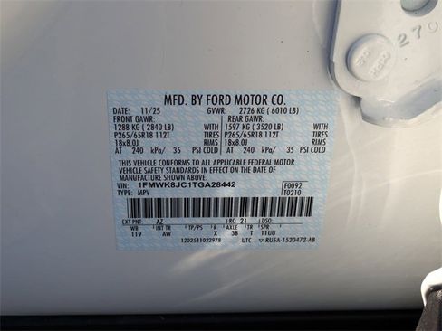 New 2026 Ford Explorer Tremor w/ Tremor Ultimate Package image 44