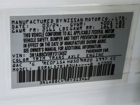 Used 2024 Nissan Sentra SV FWD image 12