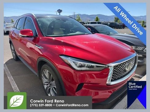 Used 2021 INFINITI QX50 Sensory w/ Cargo Package AWD/4WD image 1