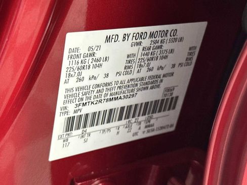 Certified 2021 Ford Mustang Mach-E California Route 1 image 34