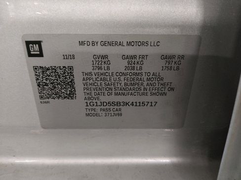 Used 2019 Chevrolet Sonic LT w/ Convenience Package image 33