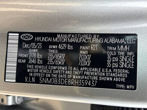 Used 2024 Hyundai Tucson SEL FWD image 27