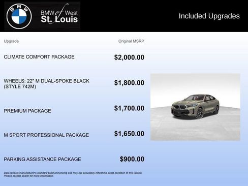 New 2026 BMW X6 xDrive40i w/ Climate Comfort Package image 23