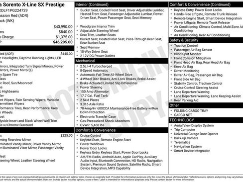 Used 2023 Kia Sorento SX Prestige image 5