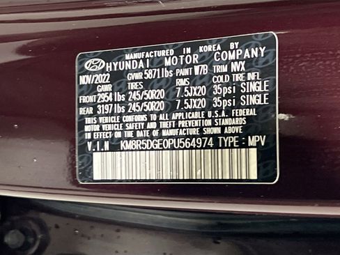 Used 2023 Hyundai Palisade Limited w/ Cargo Package image 35