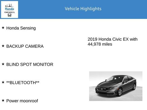 Used 2019 Honda Civic EX image 7