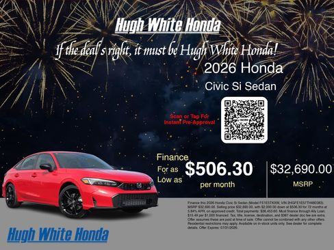 New 2026 Honda Civic Si image 7