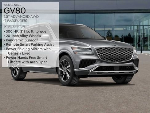 New 2026 Genesis GV80 2.5T Advanced AWD/4WD image 3