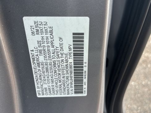 Certified 2022 Honda Odyssey Touring image 20