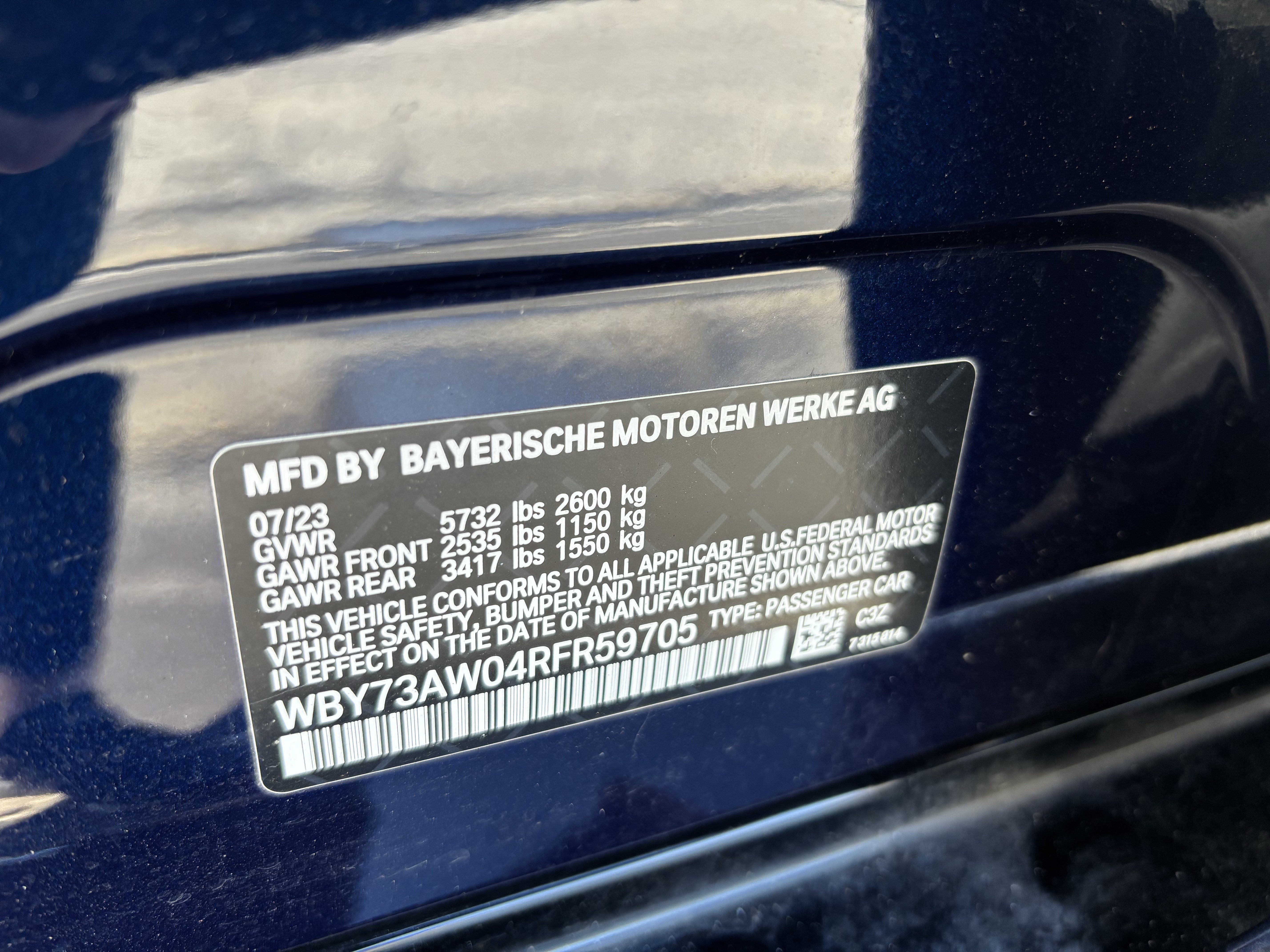 Used 2024 BMW i4 eDrive40 w/ M Sport Package RWD image 38