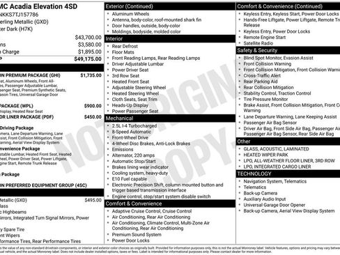 New 2026 GMC Acadia Elevation w/ Elevation Premium Package image 5