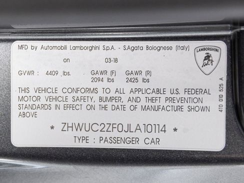 Used 2018 Lamborghini Huracan LP 580-2 image 35