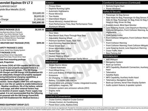 Used 2025 Chevrolet Equinox EV LT w/ Convenience Package FWD image 36