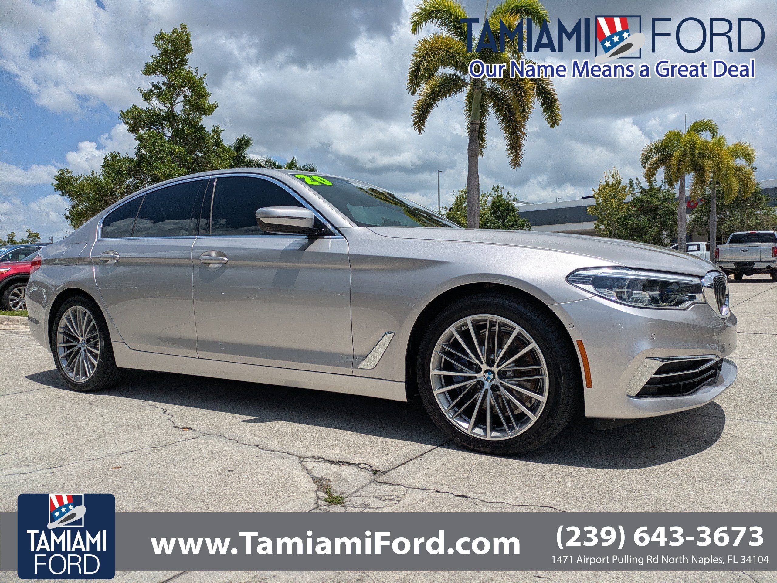 Used 2020 BMW 530e w/ Executive Package RWD image 1