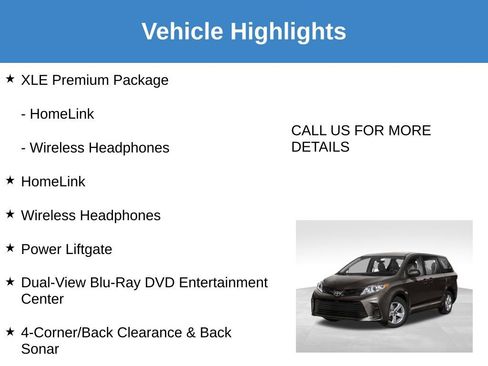 Used 2019 Toyota Sienna XLE Premium AWD/4WD image 4